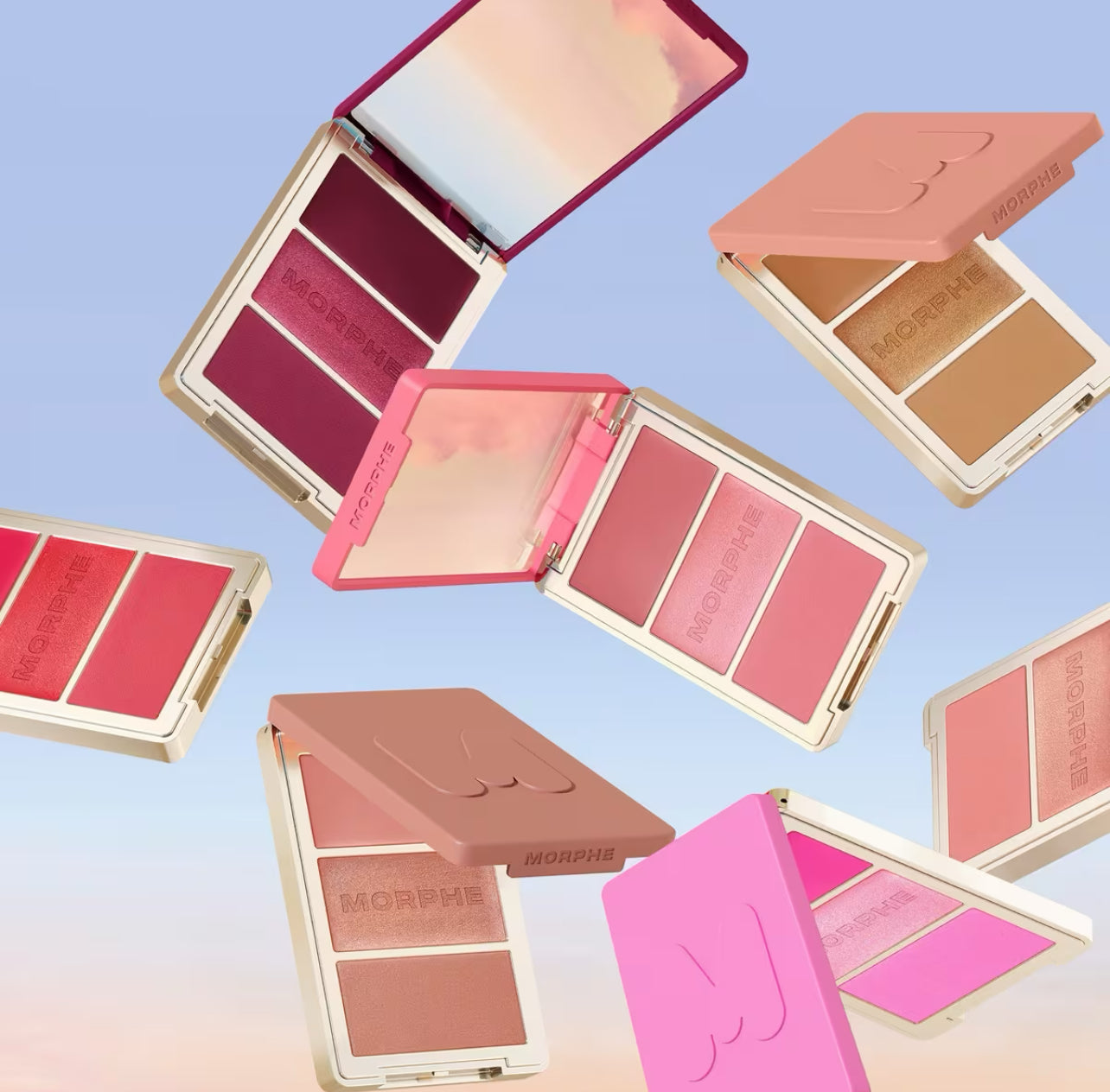 Morphe Cheek Thrills Multi-Finish Face Trio