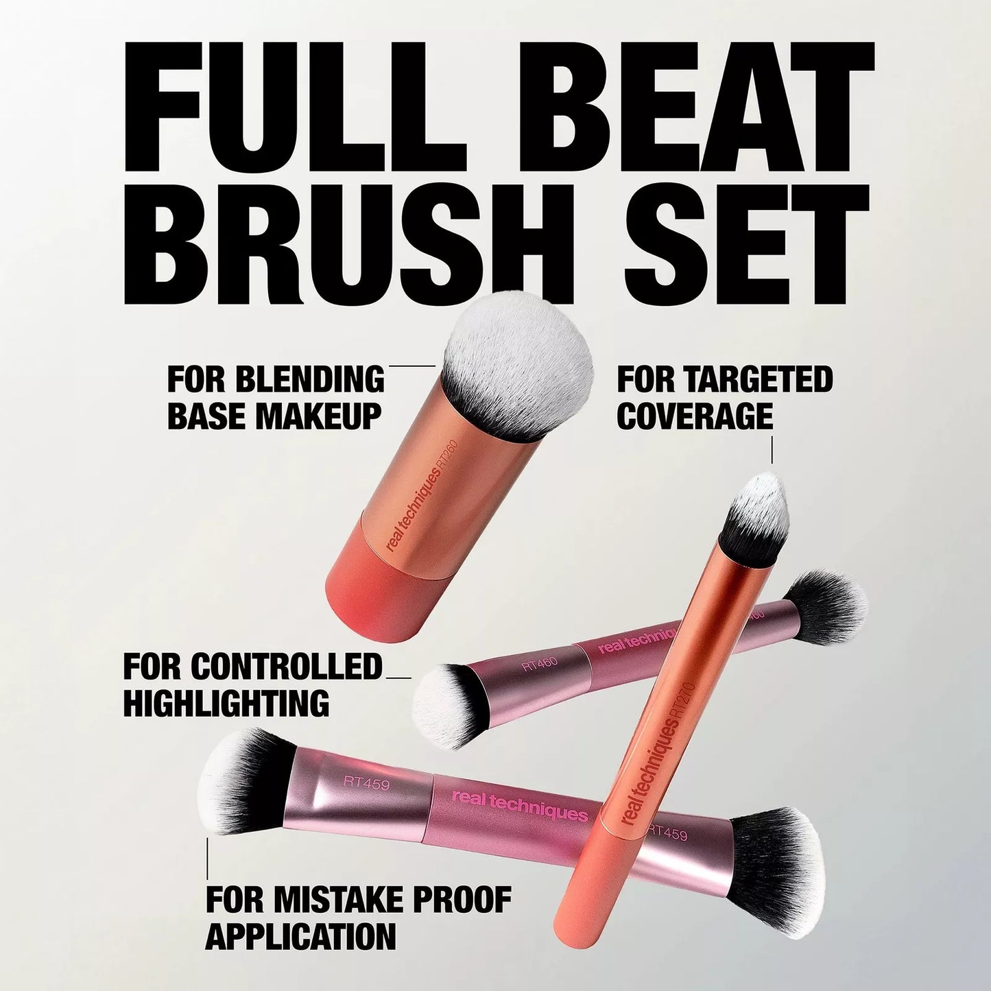 Real Techniques Full Beat Makeup Brush Set