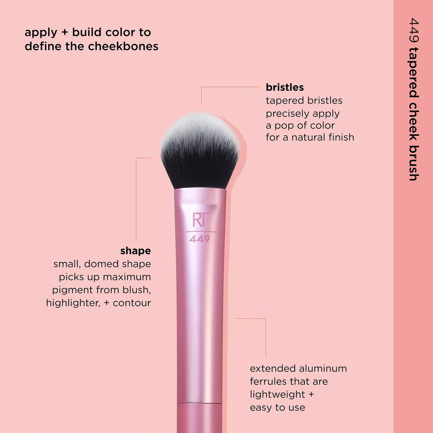 Real Techniques Tapered Cheek Face Makeup Brush