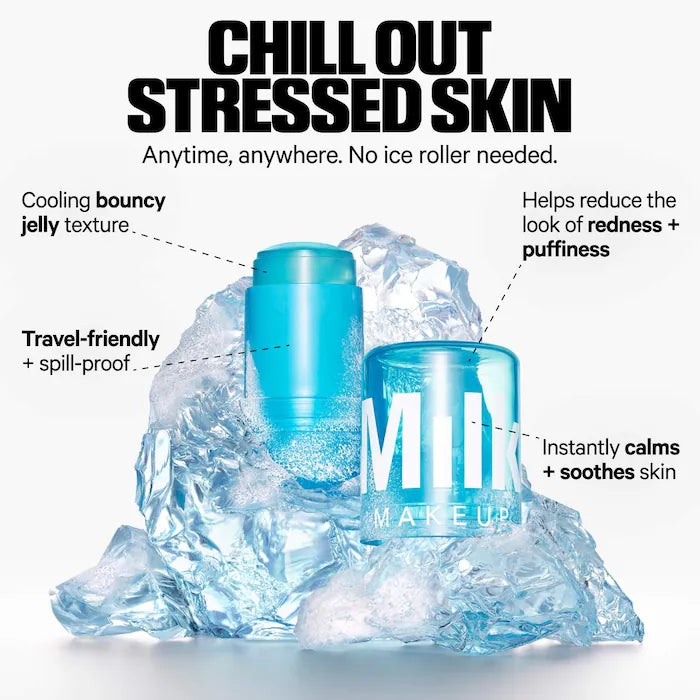 MILK MAKEUP Cooling Water Jelly Ice Soothing Serum Stick with Niacinamide