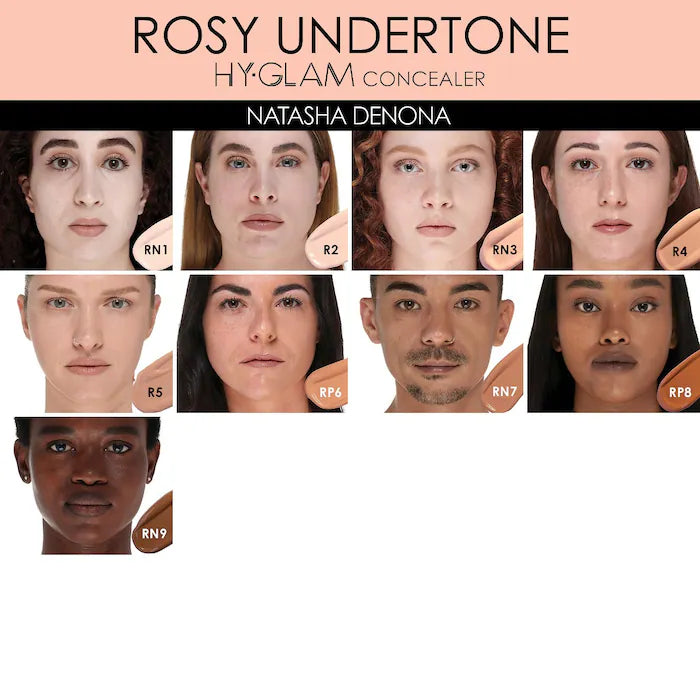 NATASHA DENONA
Hy-Glam Brightening & Hydrating Medium to Full Coverage Crease Proof Serum Concealer