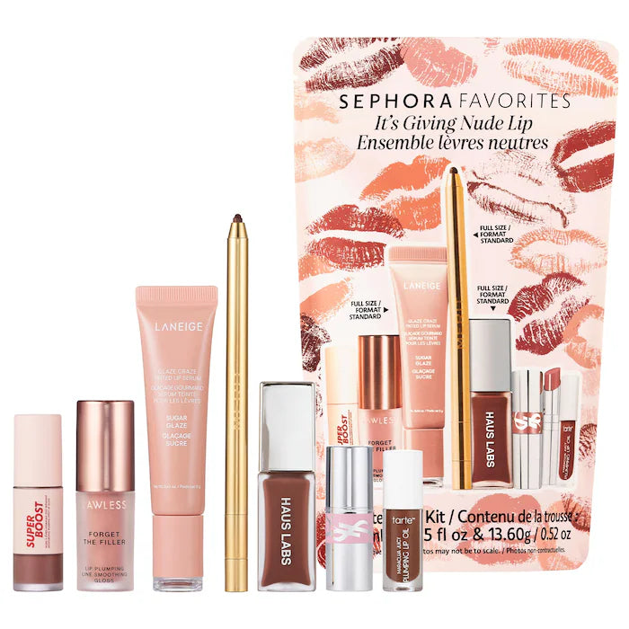 Sephora Favorites
It's Giving Nude Lip Makeup Value Set