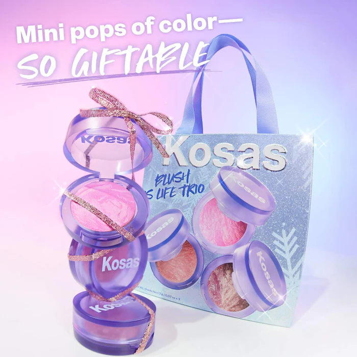 Kosas
Mini Blush is Life Trio
