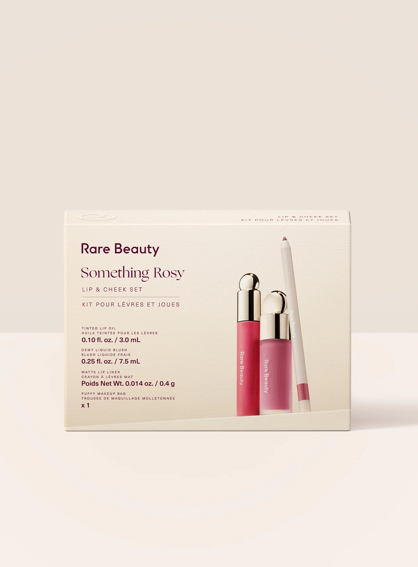 Rare Beauty Something Rosy Lip & Cheek Set