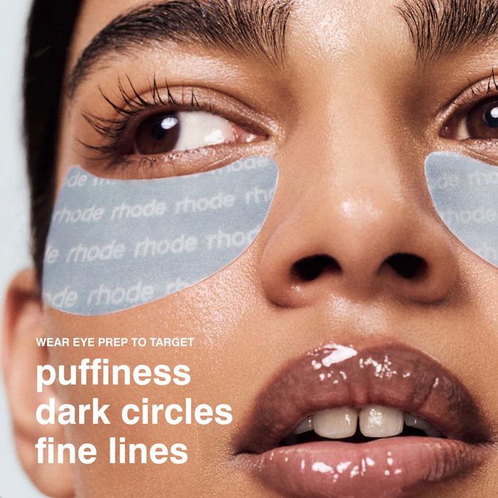 rhode x sephora peptide eye prep depuffing eye patches