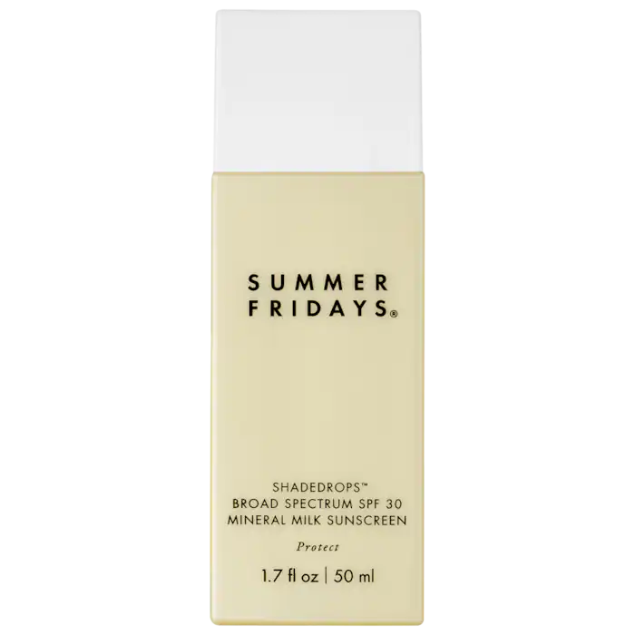 Summer Fridays
ShadeDrops Mineral Milk Sunscreen SPF 30