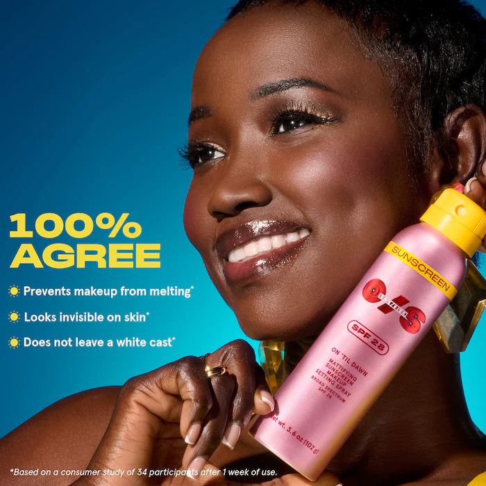 ONE/SIZE by Patrick Starrr
On 'Til Dawn Mattifying Sunscreen Makeup Setting Spray SPF 28