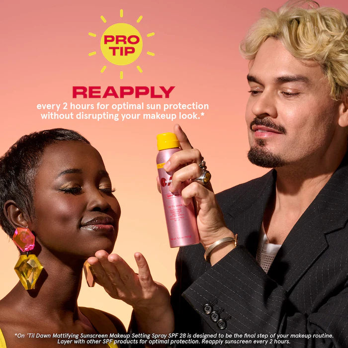 ONE/SIZE by Patrick Starrr
On 'Til Dawn Mattifying Sunscreen Makeup Setting Spray SPF 28