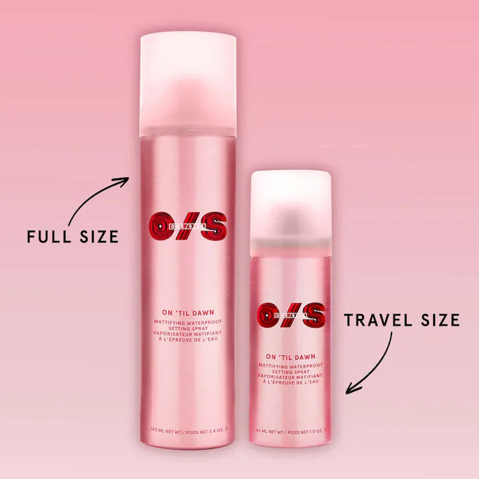 ONE/SIZE by Patrick Starrr
On 'Til Dawn Mattifying Waterproof Setting Spray