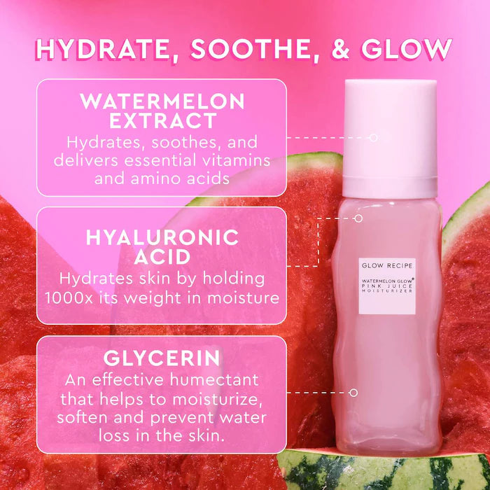 Glow Recipe Watermelon Pink Juice Oil-Free Refillable Moisturizer