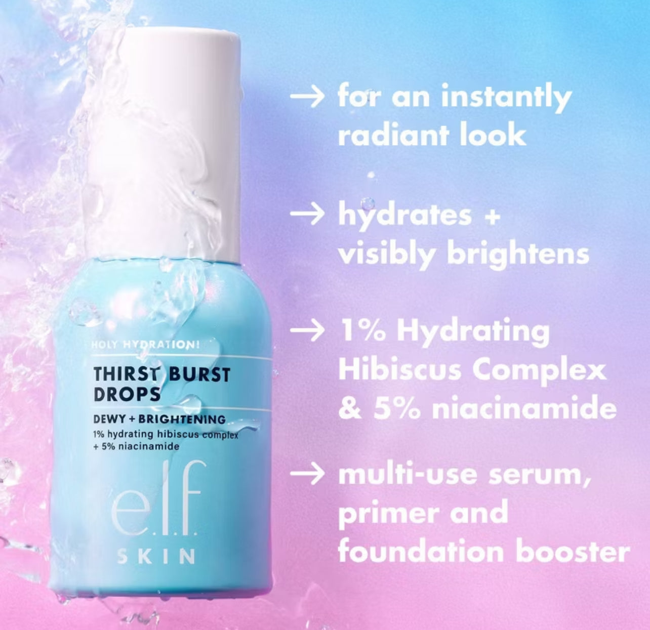 ELF SKIN Holy Hydration! Thirst Burst Moisturizer Drops