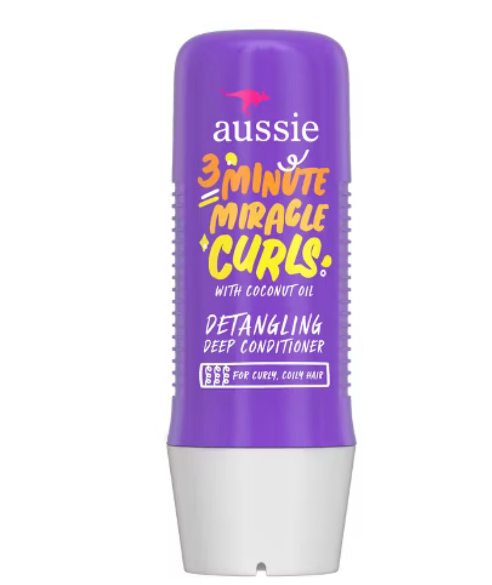 Aussie 3 Minutes Miracle Curls Detangling Deep Conditioner