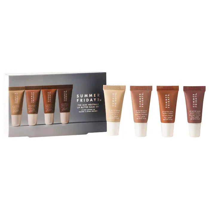 Sumer Friday The Mini Neutrals Lip Butter Balm Set