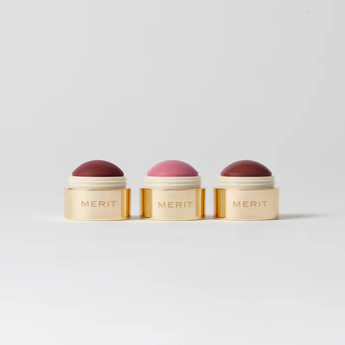 MERIT Mini Flush Balm Cream Blush Trio Set