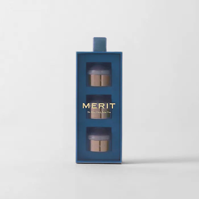 MERIT Mini Flush Balm Cream Blush Trio Set