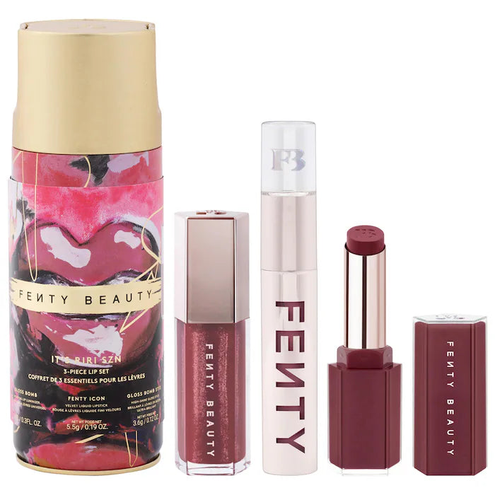 Fenty Beauty by Rihanna
It’s Riri Szn 3-Piece Lip Set