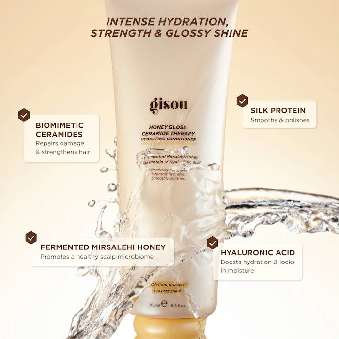 Gisou 
Honey Gloss Ceramide Therapy Hydrating Conditioner
