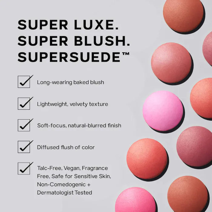 Saie SuperSuede™ Talc-Free Powder Blush