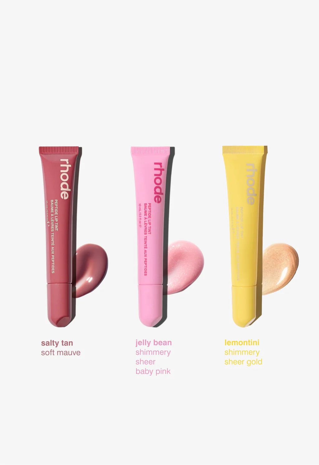 rhode the peptide lip trio
