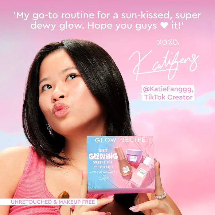 Glow Recipe
Get Glowing With Me™ Kit by Katie Fang with Hue Drops Tinted Serum