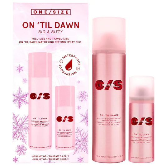 ONE/SIZE by Patrick Starrr On 'Til Dawn Mattifying Waterproof Setting Spray Big & Bitty Duo