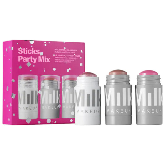 MILK MAKEUP Sticks Party Mix Cream Blush + Highlighter Set