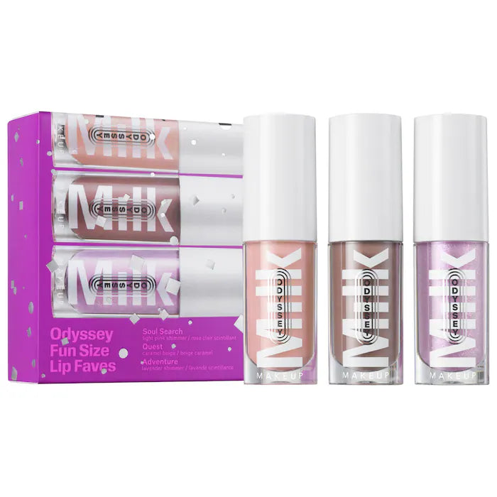 MILK MAKEUP Mini Odyssey Lip Oil Gloss Fun Size Faves Set