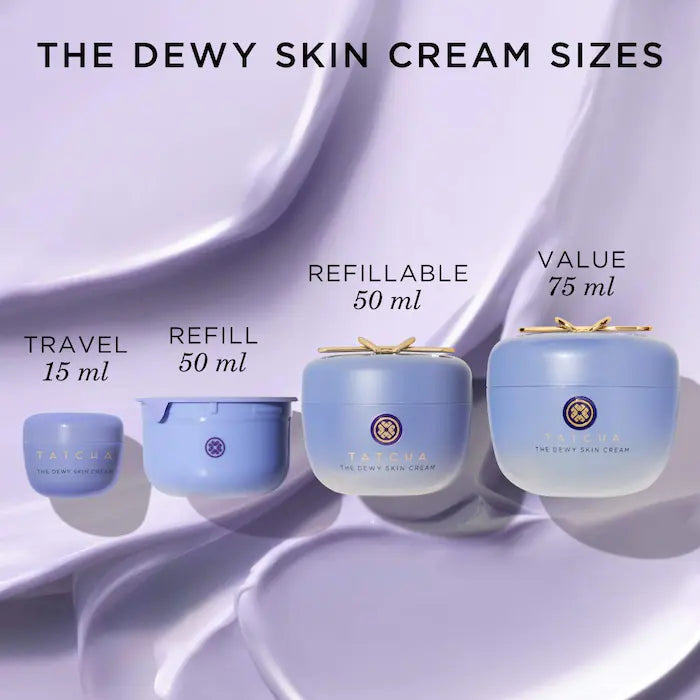 Tatcha The Dewy Skin Cream Plumping & Hydrating Refillable Moisturizer