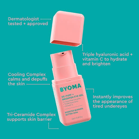 BYOMA De-Puff and Brightening Eye Gel