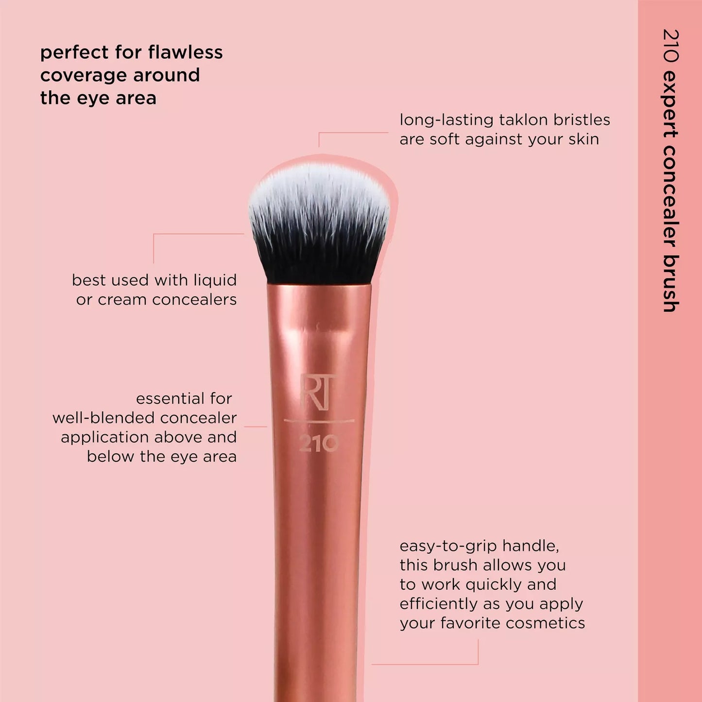 Real Techniques Expert Liquid and Cream Concealer Makeup Brush
