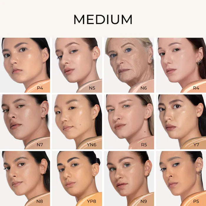 NATASHA DENONA 
Hy-Glam Foundation Hydrating & Blurring Luminous Longwear Serum Foundation
