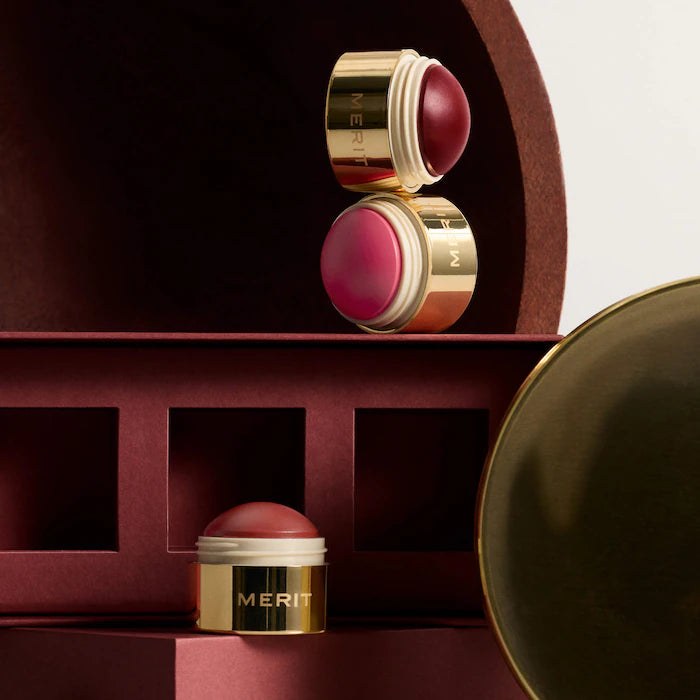 MERIT 
The Mini Flush Blush Balm Trio