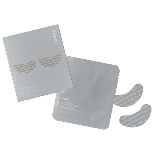 rhode x sephora peptide eye prep depuffing eye patches