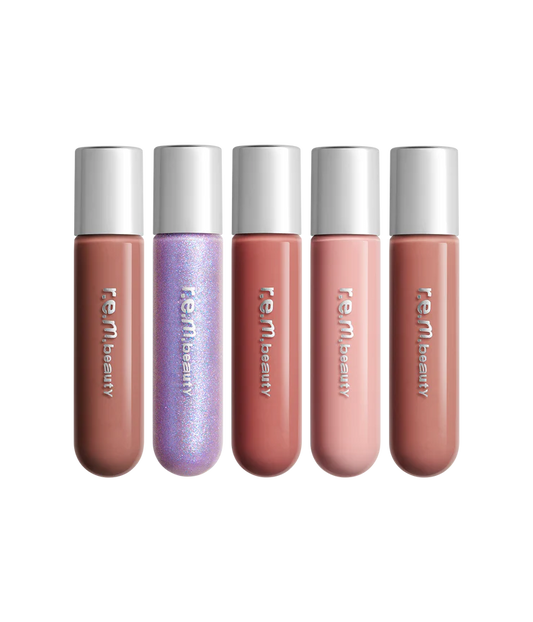 rem beauty 90's baby
plumping lip gloss set