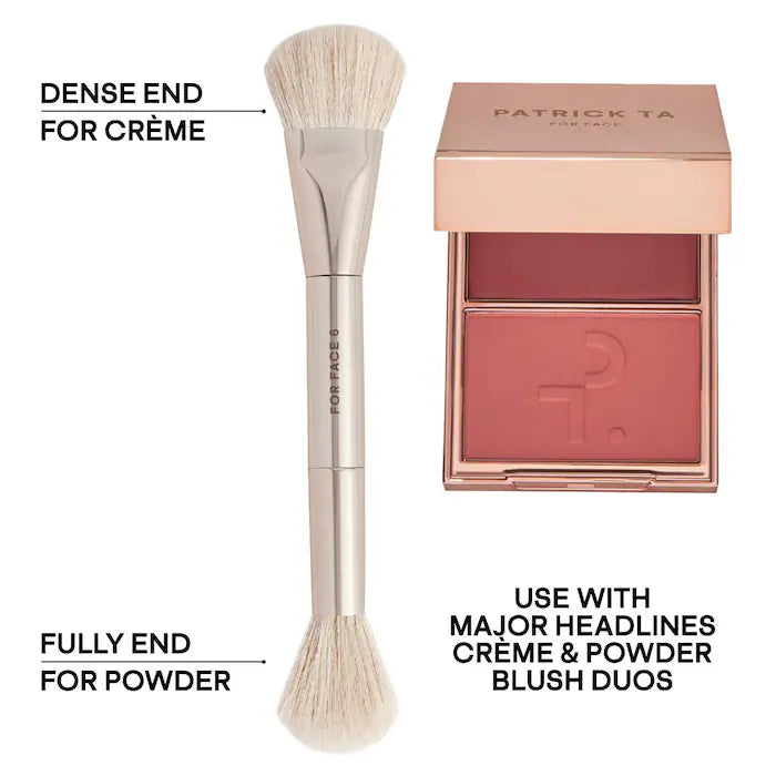 PATRICK TA
Dual Ended Precision Blush Brush