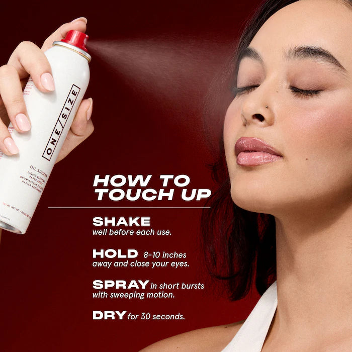ONE/SIZE by Patrick Starrr Oil Sucker Liquid Blotting Paper Touch Up Spray
