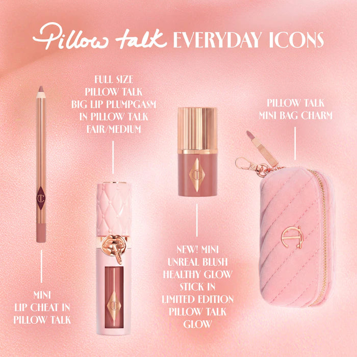 Charlotte Tilbury Pillow Talk Everyday Icons Lip & Cheek Makeup Gift