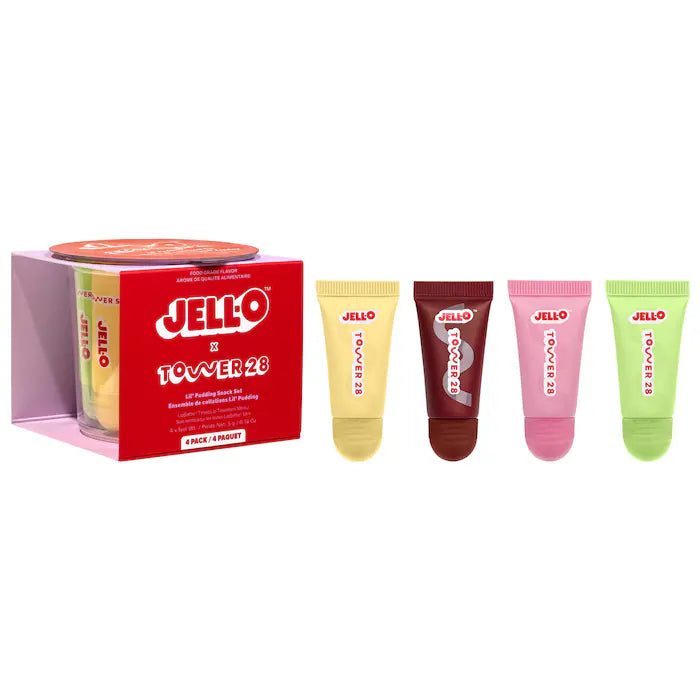 Tower 28 Beauty JELL-O™  X TOWER 28 Lil' Pudding Mini Lip Softie Gift Set